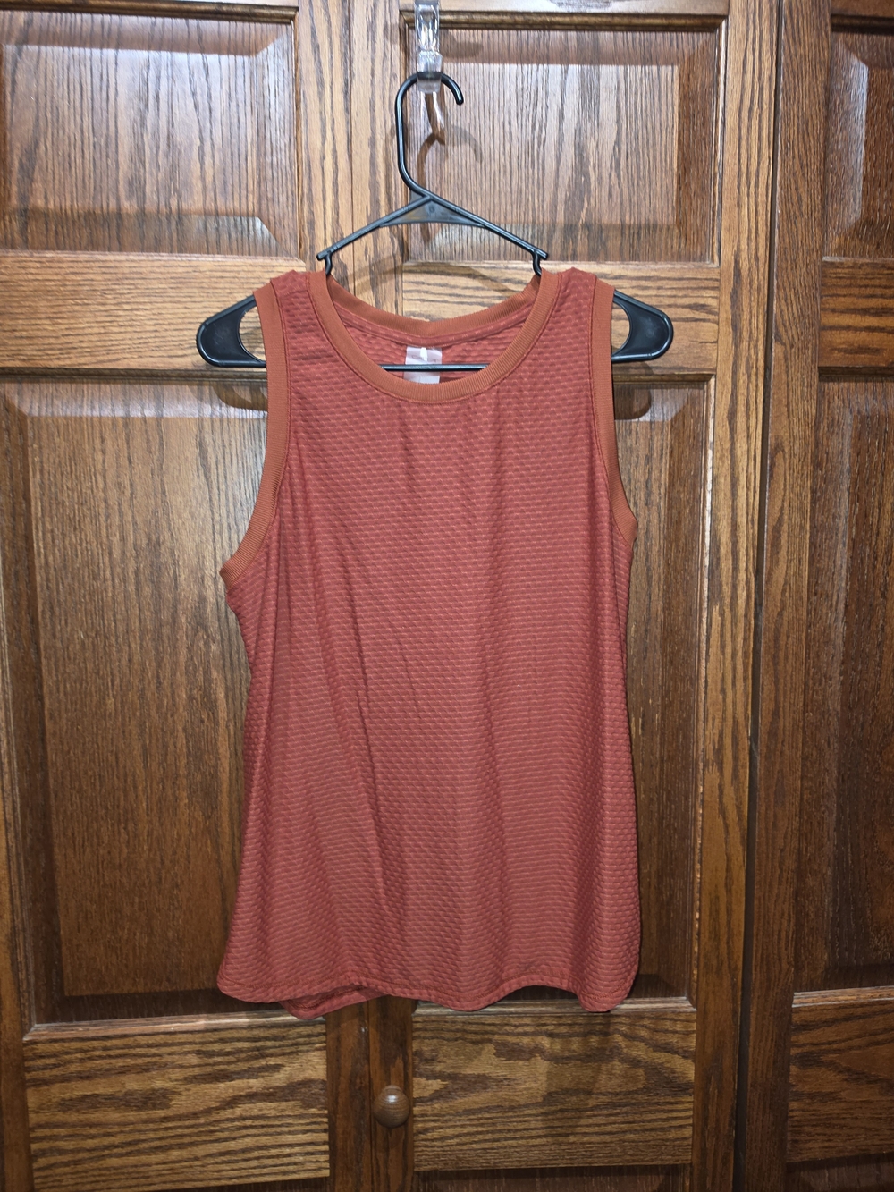 Calia Orange Athletic Tank Top Women's Large Sleeveless Workout Shirt